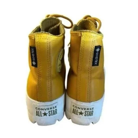 Converse All Star Shoes Womens Size 8 Gore Tex High Top Lugged Leather 565005C - Picture 4 of 6